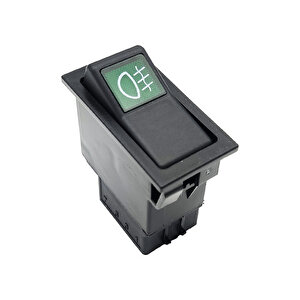 Bmc Probus Otobüs Ön Sis Lamba Anahtar Düğme Rocker Switch 2 Pin (on-off) Ampullü 24v