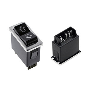 Universal Cam Açma Kapama Düğmesi Anahtarı 4+1 Pin Rocker Switch - 6609.03 / 5476771