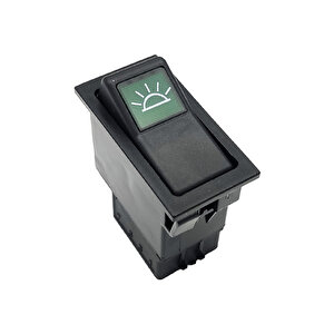 Bmc Belde Otobüs İç Aydınlatma Anahtar Düğme Rocker Switch 5 Pin (off-on-on) Ampullü 24v