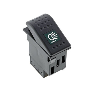 Universal Arka Çalışma Genel Hizmet Lamba Düğmesi Anahtarı 2 Pin Rocker Switch Buton - Ampullü 24v