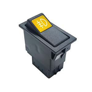 Bmc Fatih Ym Arka Sis Lamba Anahtar Düğme Rocker Switch 6 Pin (on-on) Ampullü 24v