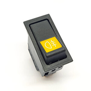 Askam As 250 Arka Sis Lamba Anahtar Düğme Rocker Switch 2 Pin (off-m.on) Ampullü 12v