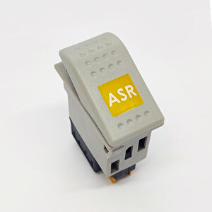 Bmc Profesyonel Gri Asr Anahtar Düğme Rocker Switch 2 Pin (off-on) Ampullü 24v