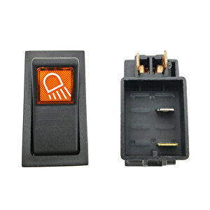 New Holland Traktör Td 110d Arka Çalışma Lambası Anahtar Düğme Rocker Switch 2 Pin (on-off) Ampullü 12v