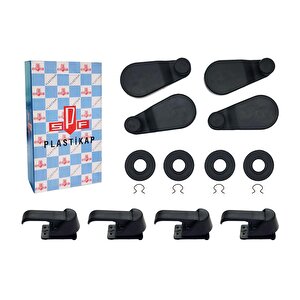 Plastikap Tofaş Cam Açma Kapama Ve İç Kapı Kolu 8'li Set Doğan Kartal Şahin Murat 131 Uyumlu