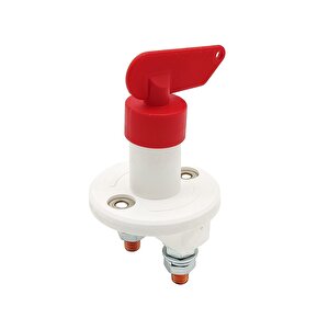 Marin Tip Akü Devre Kesici Şalter Ip66 M8 12v 24v 150a (max 500a 10sn.) Karavan Akü Şalteri On-off 150a