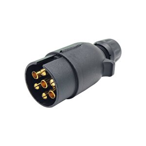 Universal Traktör Karavan Römork Fişi 7 Pin Erkek Kolay Kilit 12v N Tip (7 Yollu Erkek Römork Fişi) Referans Oe: 78400006, 8ja 005 476-002
