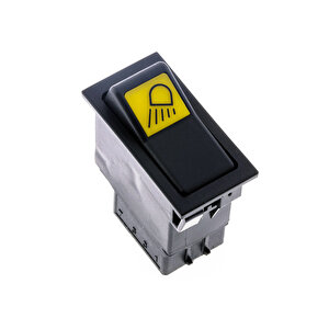 Universal Çalışma Iş Lamba Düğmesi Anahtarı 2 Pin Rocker Switch - Ampullü 24v