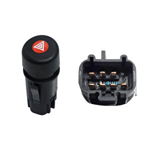 Ford Transit V184 01-06, Connect 06-09 - Flaşör Anahtarı - 7 Pin