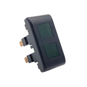 Uyarı Kontrol İkaz Işığı Lambası Rocker Anahtarı Yeşil Lens Ampullü Referans Oem: 2aa 713 628-001, 1878012321
