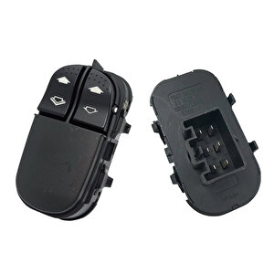 Ford Focus (98-05) Sol Çiftli Cam Açma Kapama Anahtarı - 6 Pin