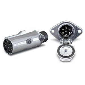 Römork Fişi Ve Soketi Metal (n Tip) Set Ürün - 7 Pin