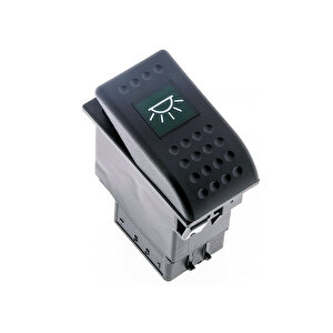 Universal Iç Aydınlatma Lamba Düğmesi Anahtarı 6 Pin Rocker Switch Buton - Ampullü 24v