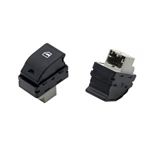 Seat Polo 2000-2010, Fox, Cordoba, Ibiza - Tekli Cam Açma Anahtarı - 4 Pin