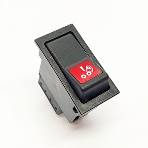 Askam Fargo Kabin Devirme Anahtar Düğme Rocker Switch 6 Pin (on-m.on) Ampullü 24v
