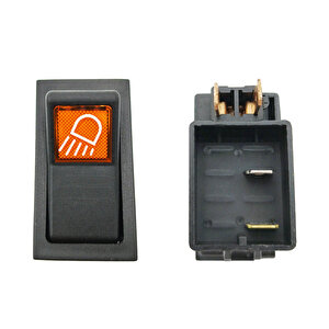 New Holland Traktör Td 110d Ön Çalışma Lambası Anahtar Düğme Rocker Switch 2 Pin (on-off) Ampullü 12v