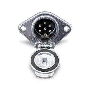 Römork Soketi - N Tip Metal - 7 Pin