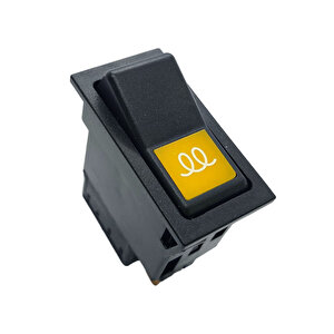 Bmc Fatih Ym Isıtıcı Anahtar Düğme Rocker Switch 2 Pin (off-on) Ampullü 24v