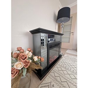 Etna Kristal 1800 Wat İki Kademeli Isıtıcı Fanlı Bluetooth & Ses Efektli Elektrikli Şömine