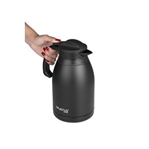 Okyanus Home 2 Litre Paslanmaz Çelik Siyah Termos
