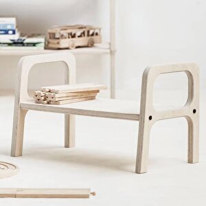 Denizatı, Montessori Ahşap Çocuk Taburesi, 50x32, Cpt4771-50
