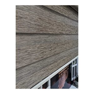 Bambu Raks Kahverengi Zebra Perde 70x260 cm