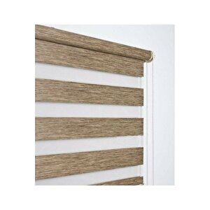 Bambu Raks Kahverengi Zebra Perde 180x260 cm