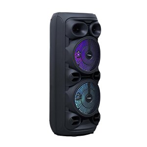 Torima D28 Siyah Rgb Işıklı Mikrofonlu Kumandalı Usb/tf/bt/fm/aux Bluetooth Hoparlör