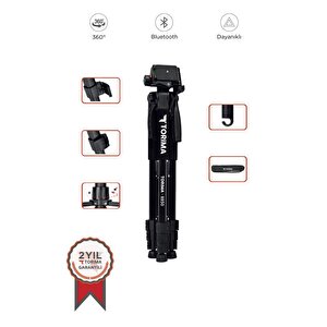 Torima 8850 Profesyonel 1.2m Su Terazili Tripod Kamera Tripod