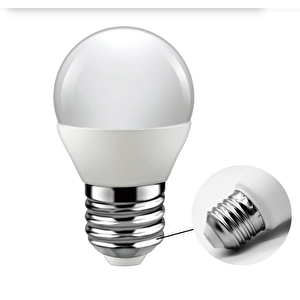 ( Edison ) 6w Led Ampul / Mini Boy - Beyaz Işık - 6 Adet