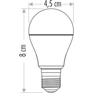 ( Edison ) 6w Led Ampul / Mini Boy - Beyaz Işık - 6 Adet