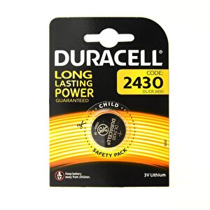 Duracell Cr 2430 Lithium 3v Pil 1'li