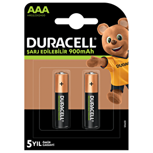 900 Mah Şarjlı İnce Pil 2'li