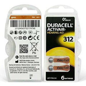 Activair 312 Kulaklık Pili 6'lı