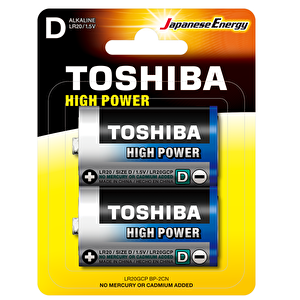 Toshiba Lr20 High Power Büyük Pi̇l 2li̇