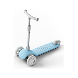 Mitu Işıklı Ayarlanabilir 3 Tekerlekli Scooter - Mavi̇