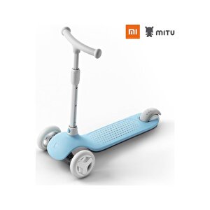 Mitu Işıklı Ayarlanabilir 3 Tekerlekli Scooter - Mavi̇