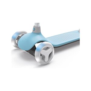 Mitu Işıklı Ayarlanabilir 3 Tekerlekli Scooter - Mavi̇