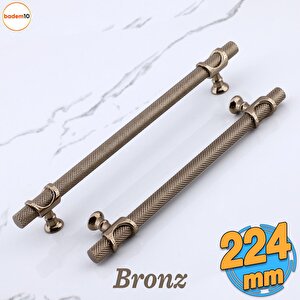 Arsin Bronz Metal Kulp 224 Mm - 22.4 Cm Mobilya Çekmece Mutfak Dolabı Dolap Kulpları Kulpu Kulpları