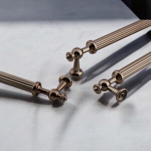Nesil Çizgili Bronz Metal Kulp 160 Mm Mobilya Çekmece Mutfak Dolabı Dolap Kulpları Kulpu Kulpları