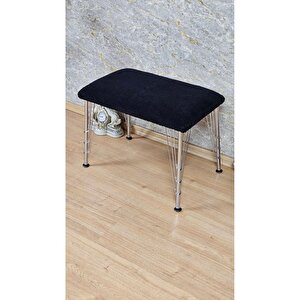 Tedy Kumaşlı 60 Cm X 40 Cm Krom Telli Ayak Oturak