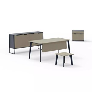 Ege Ofis Takımı - Sahra - Antrasit - 160cm