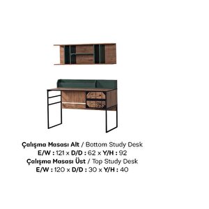 Çalışma Masa 18383 Urlu Loft Model Ve Koltuk Demonte Metal Ayak Ürün El Yapım