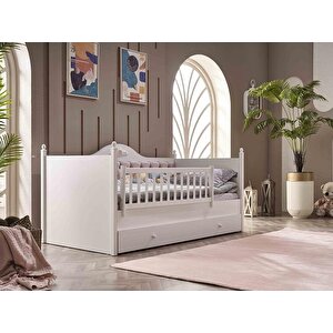 Montessori̇ Pari̇s 90462 Sedi̇r Urlu Yavru Karyola Beyaz İtinal Paket Kargo El Yapim
