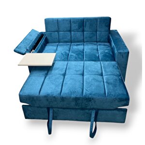 Sehpali Soft İki̇ Ki̇şi̇li̇k Yatakli Koltuk