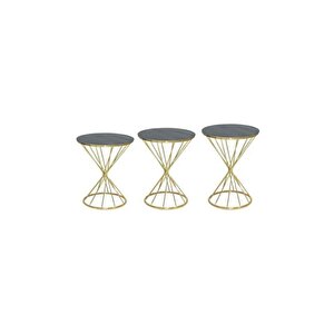 Brc 18511 Ri̇vol Zigon Model Metal Transmisyon Gold Renk Düz Siyah Temper El Yapım
