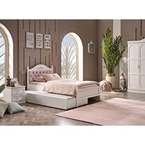 Karyola-komodin Yavru Karyola Urlu Pari̇s 90445 Model Kayın Torna Kalite El Yapım
