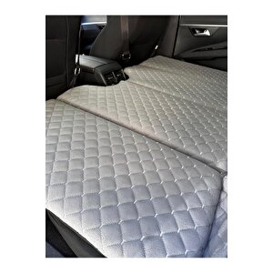 - Oto Arka Koltuk Yatak 70*130 Cm - Gümüş Gri Tay Tüyü