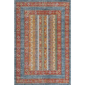 Antik 1111 Klasik Vintage Salon Halısı Renkli Retro Mutfak Halısı Tozumaz İnce Makine Halısı