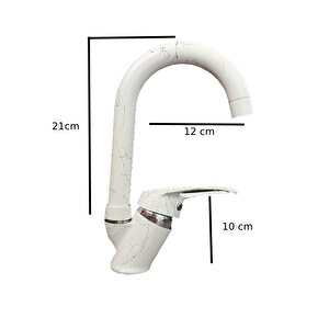 Beyaz Kuğu Lavabo Bataryasi